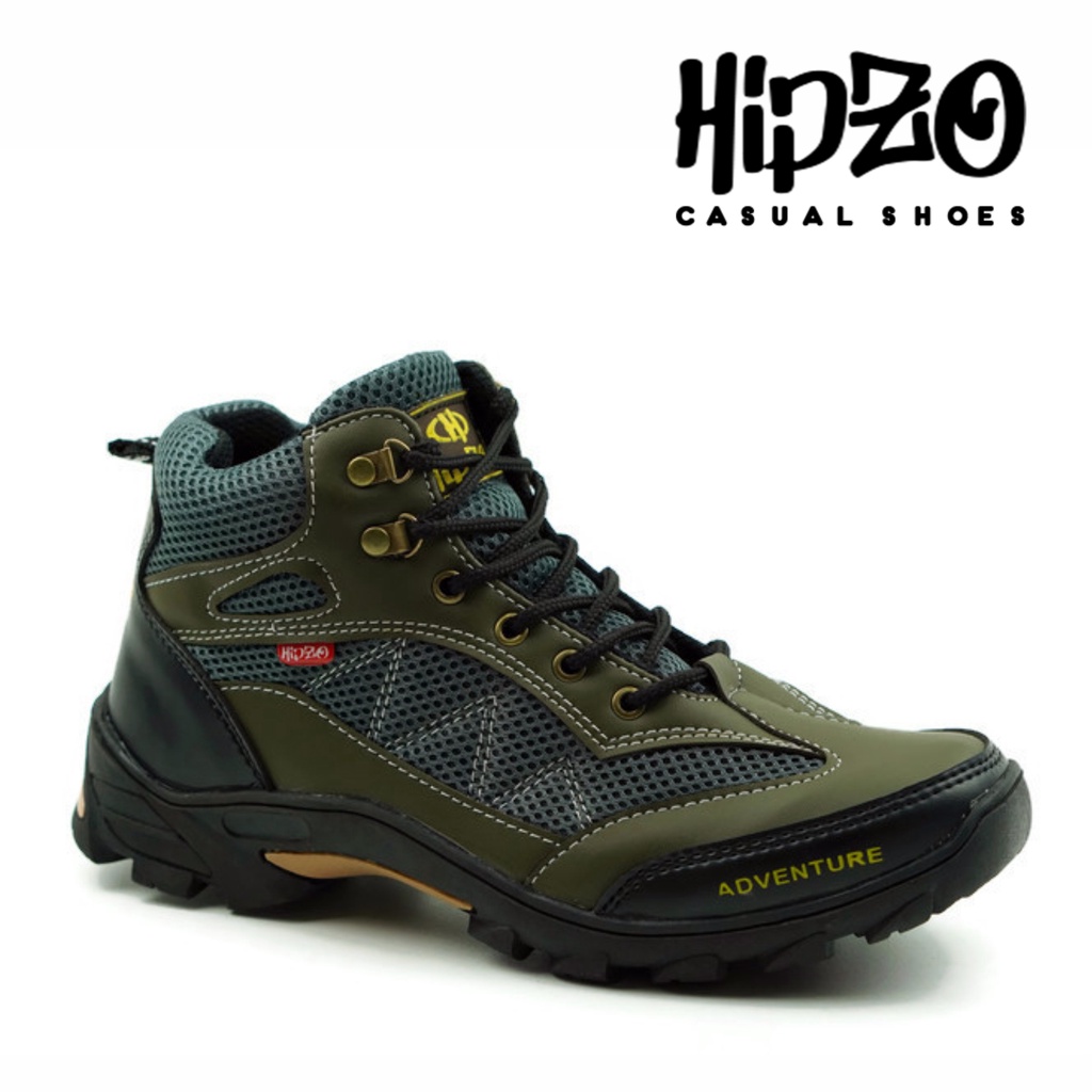 Foto Sepatu Pria Original 100% Hipzo M032 Pria boots Original Kasual Casual Boots kulit hiking Gunung