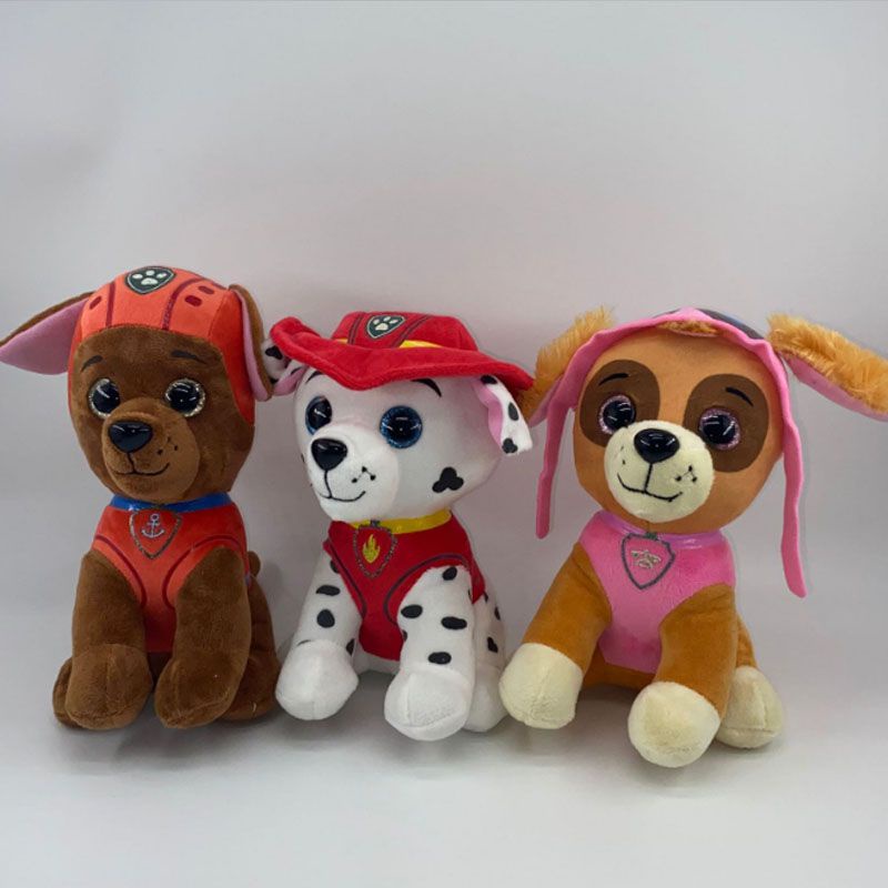 Boneka Paw Patrol Pup Skye Zuma Marshall Rubble Chase Rocky Zuma Skye Bahan Plush Hadiah Anak