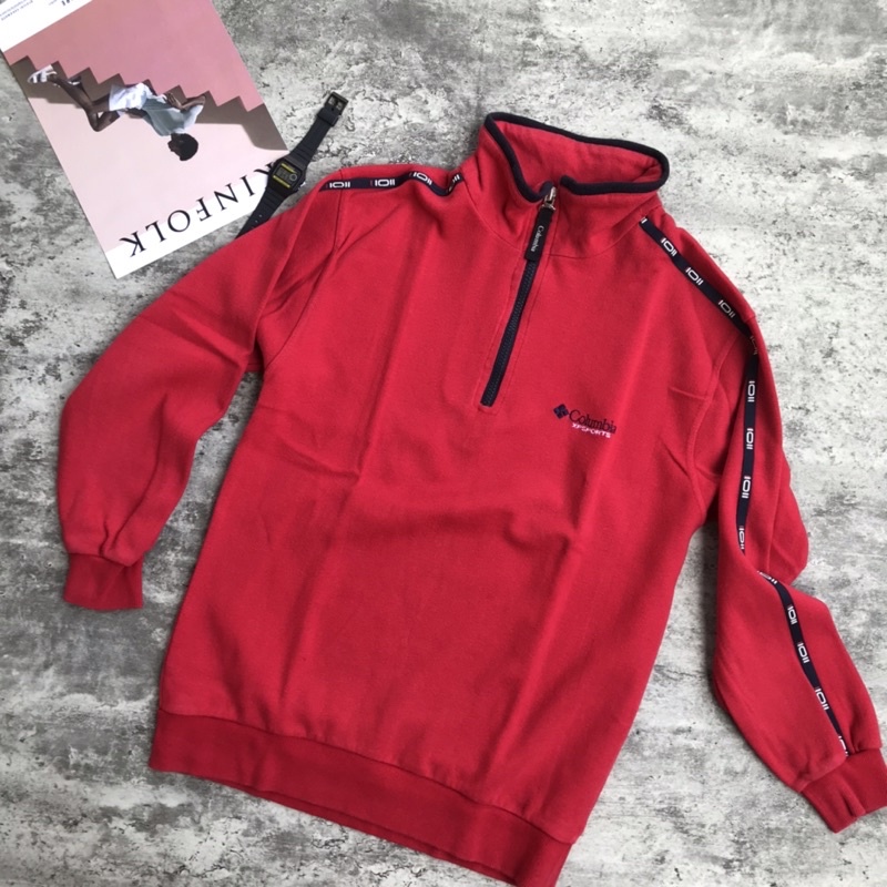 C*lumbia Original Jaket Pria Sweater Merah Second Branded