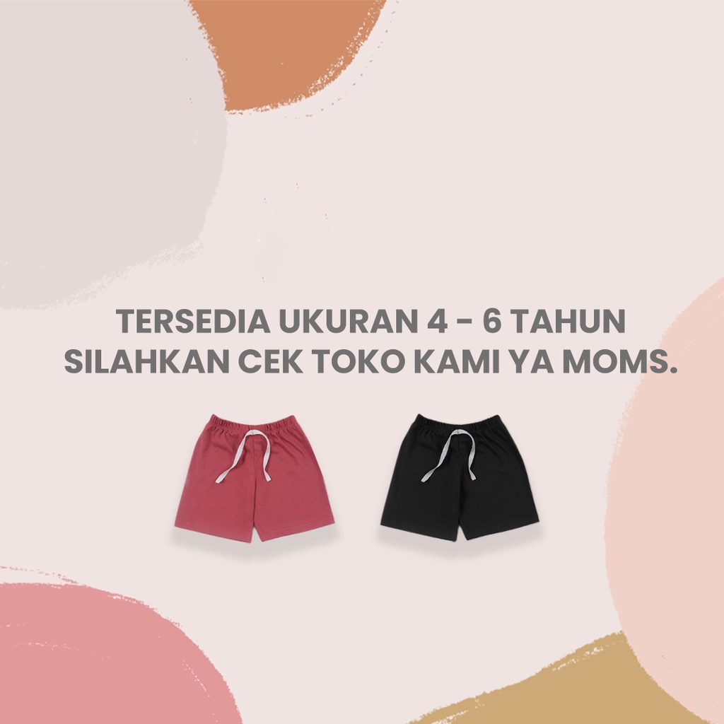 Celana Pendek Anak 1-4 tahun Tali Cotton Short Pants