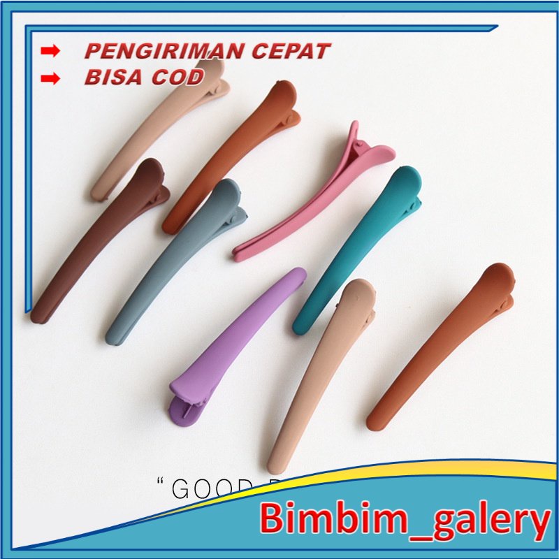 BIMBIM JEPITAN PONI SIMPLE GAYA KOREA WARNA DOFF/HAIRPIN DOFF/JEPIT RAMBUT WANITA KOREA/JEPITAN PONI JPT-050