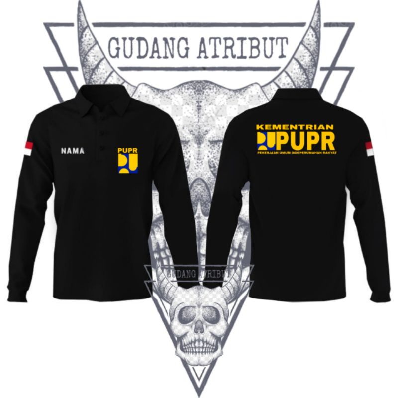 KAOS.POLOSHIRT.LENGAN.PANJANG.KEMENTRIAN.PUPR.