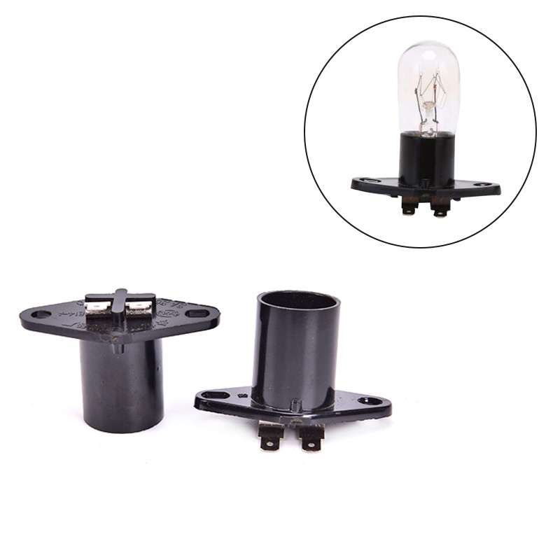 {LUCKID}1Pc 250V 2A Microwave Oven Lamp Holder E14 Base Microwave Oven Accessories