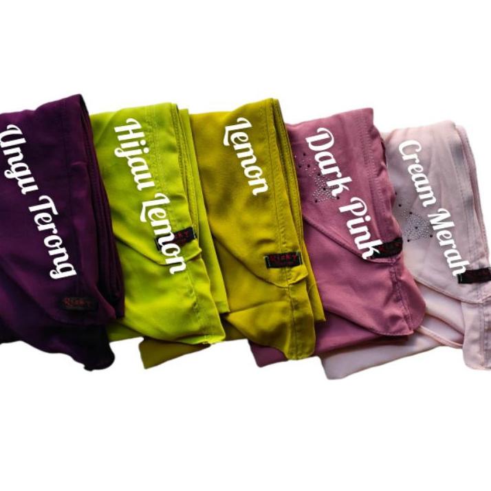 LANGSUNG ORDER 9927 Rizky Collection •• PAYET 03 •• kerudung instan hijab instan •• hijab Ceruty ㆅ