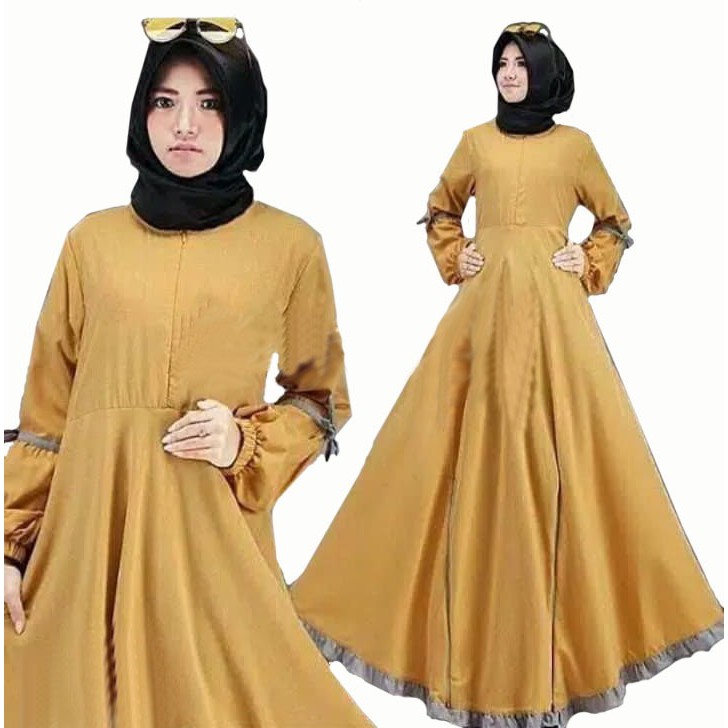  Fashion  Wanita  Ready Stock MALIDA Dress Wanita  bahan 