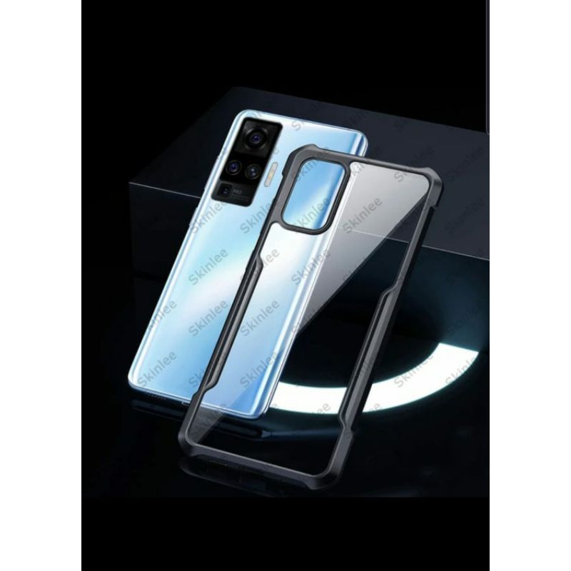 Vivo V20 SE Fusion Hard Soft Case Shockproof Armor Transparan