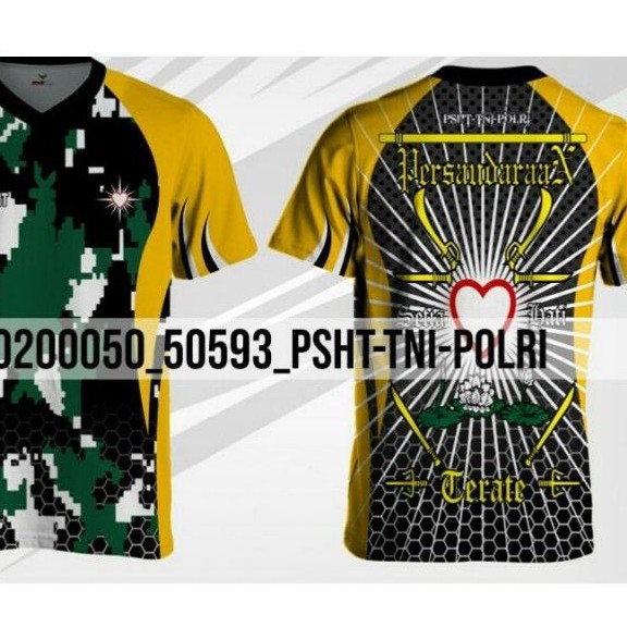 kaos PSHT TNI Jersey PSHT TNI