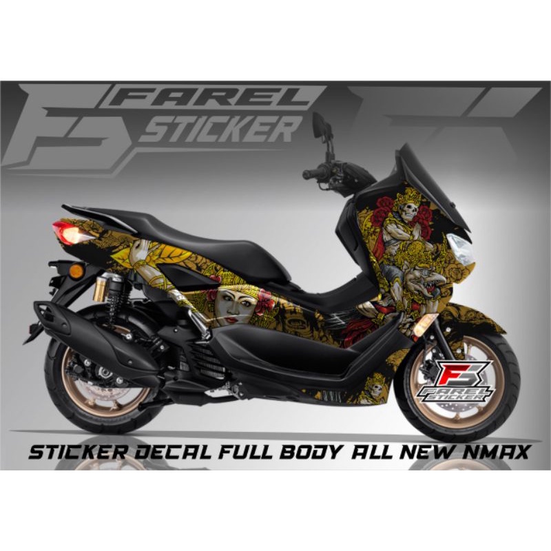 sticker decal full body yamaha nmax new dekal nmax new