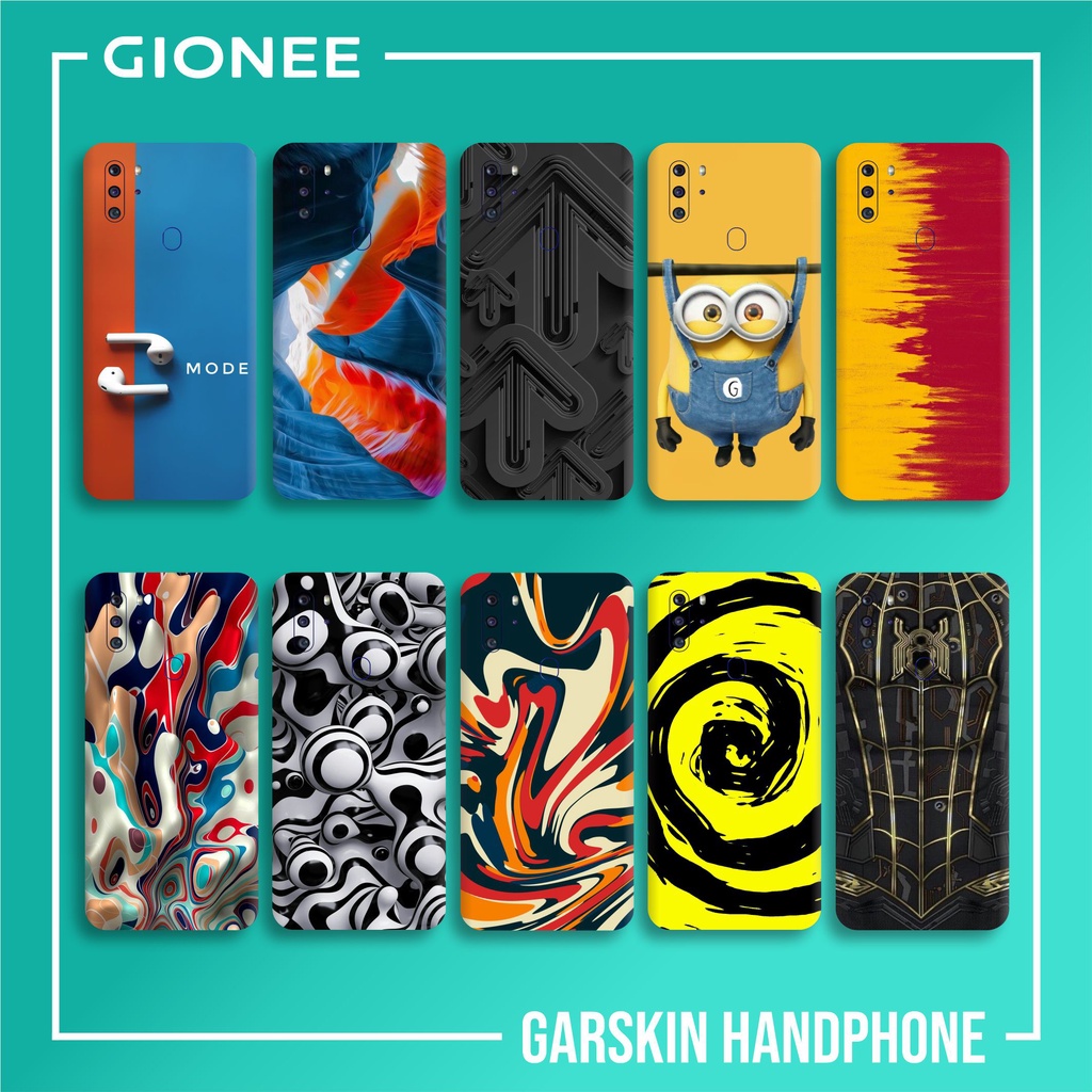 GIONEE S12 SKIN GARSKIN CASE PROTECTOR DAPAT 2 PCS FREE CUSTOM GAMBAR BEBAS BISA COD