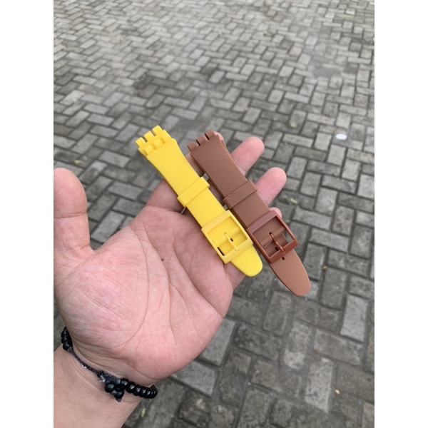 strap tali jam tangan swatchhhh terlengkap 19mm