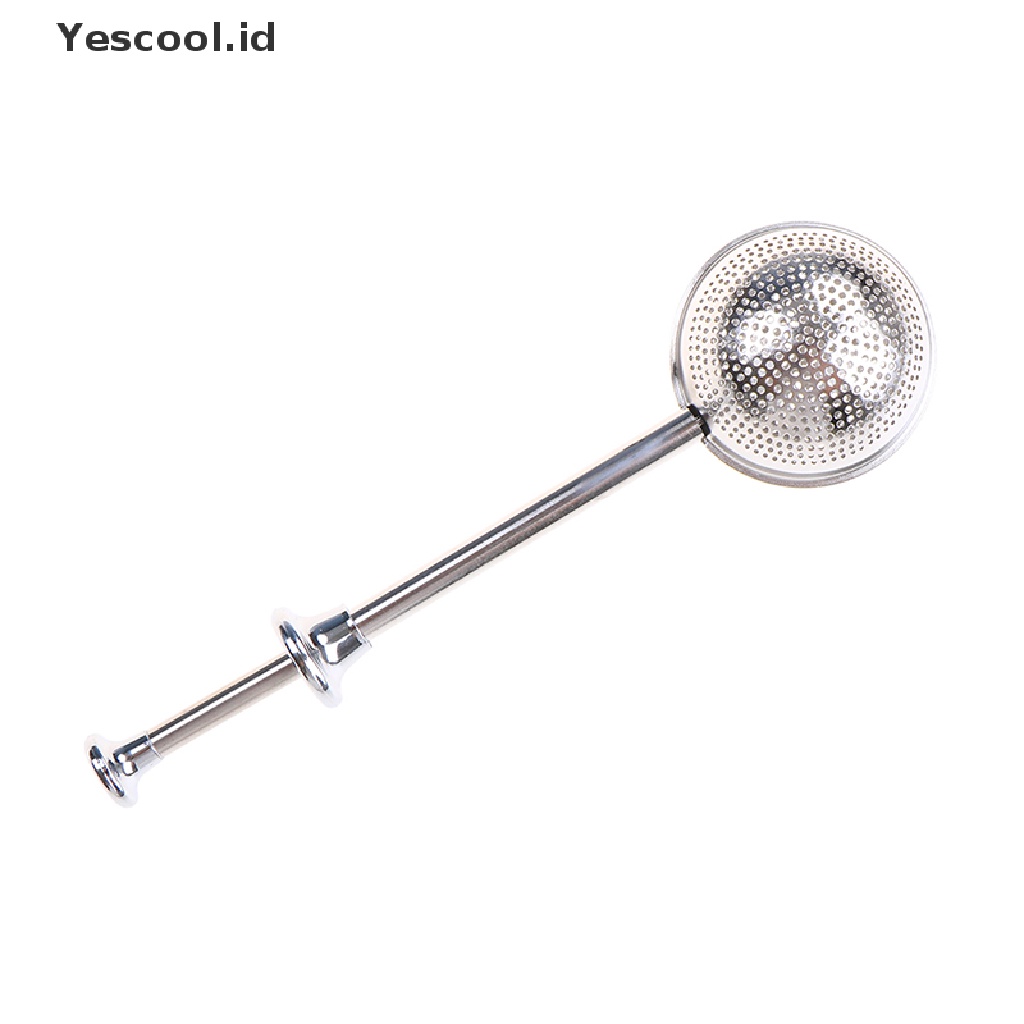 【Yescool】 Stainless Steel Locking Spice Tea Ball Strainer Mesh Infuser tea strainer .