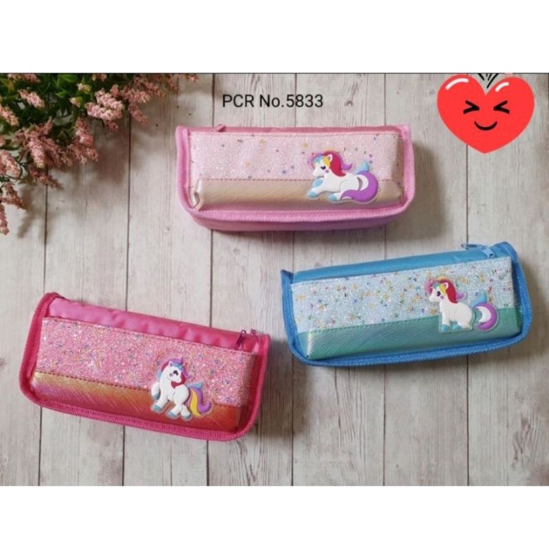 

tempat pensil gliter unicorn