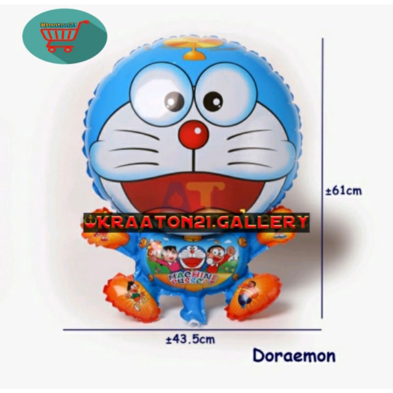 balon karakter Doraemon / balon gas Doraemon/balon foil Doraemon/balon helium