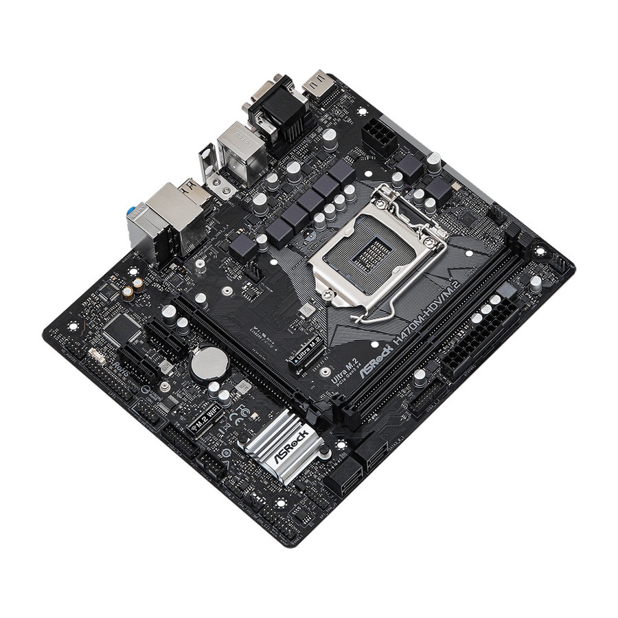 ASRock H470M-HDV/M.2 (LGA1200, H470, DDR4, USB3.2, SATA3)