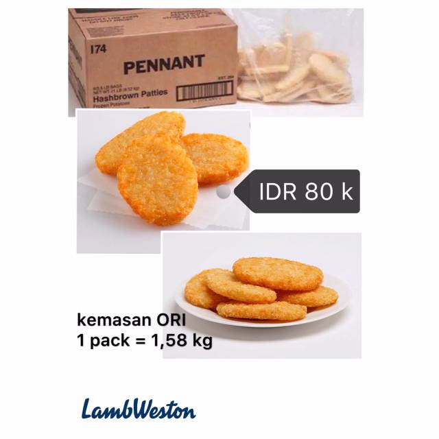 

Lamb Weston Fries - Kentang Goreng Hashbrown