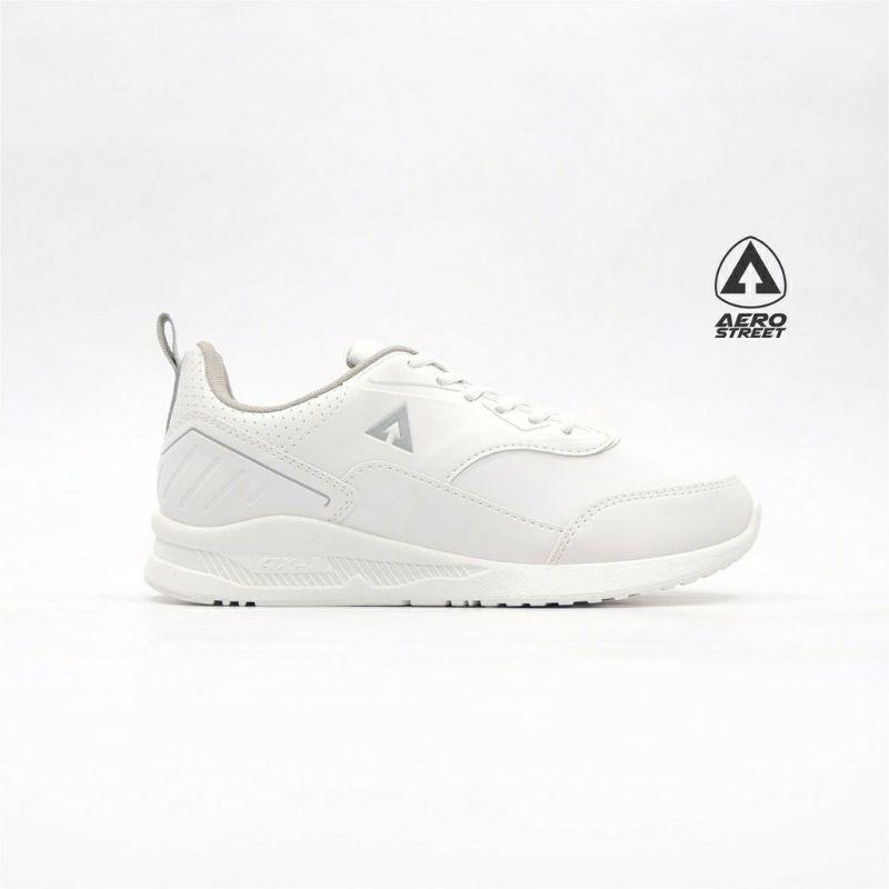 Sepatu Aerostreet Tiger White abu