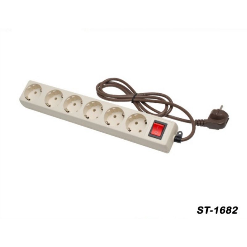 stop kontak 6 lubang uticon