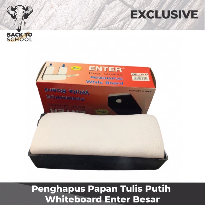 

Penghapus enter | penghapus papan tulis enter besar