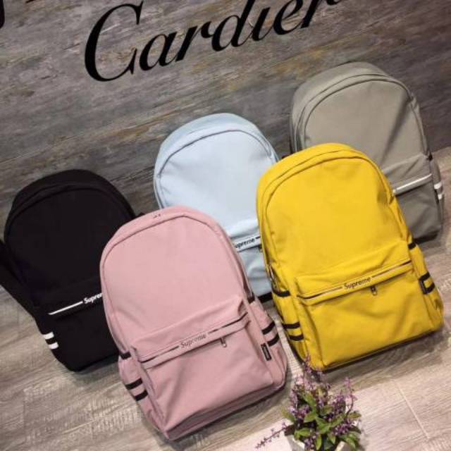 Tas ransel fashion import 2712 ransel cewek cowok ransel sekolah kuliah kerja