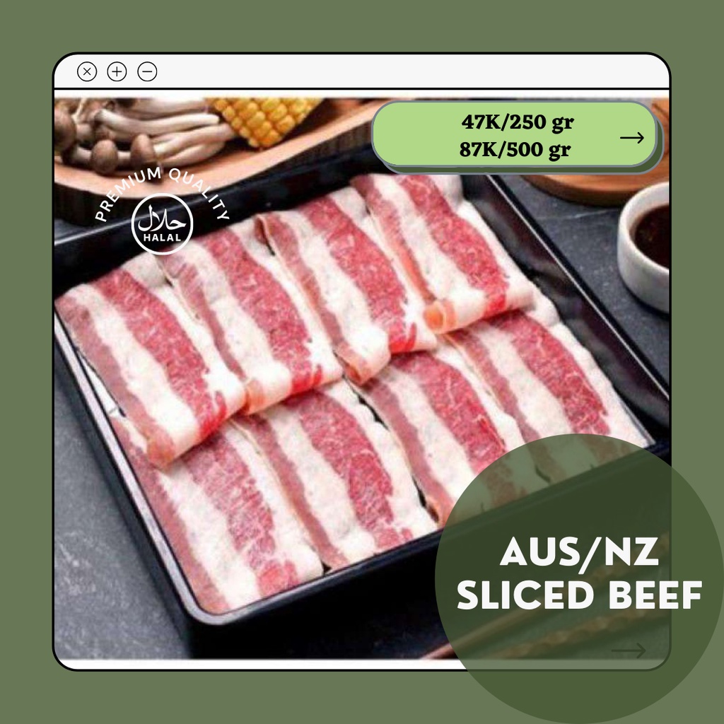 

AUS/NZ SLICED BEEF / SHORT PLATE