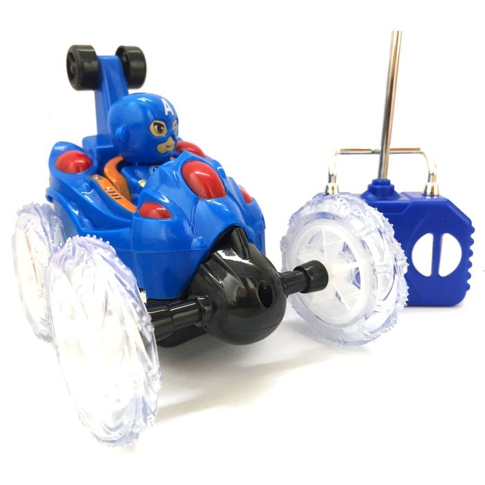 RC MOBIL STUNT IRONMAN-BATMAN-SPIDERMAN-CAPTAIN AMERICA 168G-47A