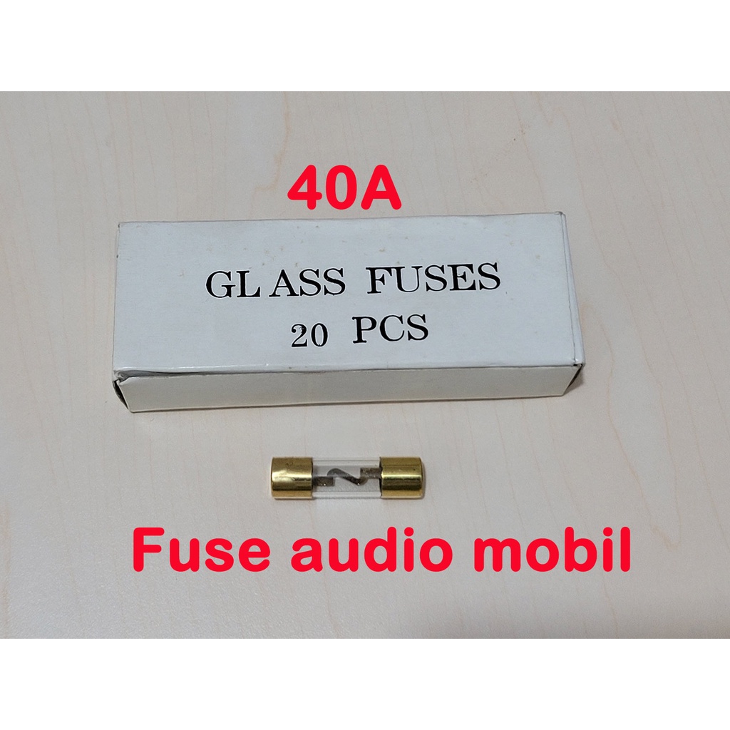 Fuse audio mobil 30A - 40A - 60A / sekering - skring