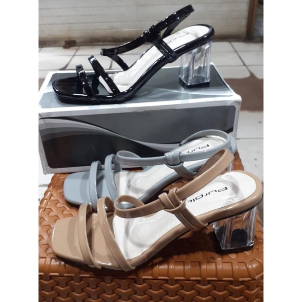 sepatu sendal purple