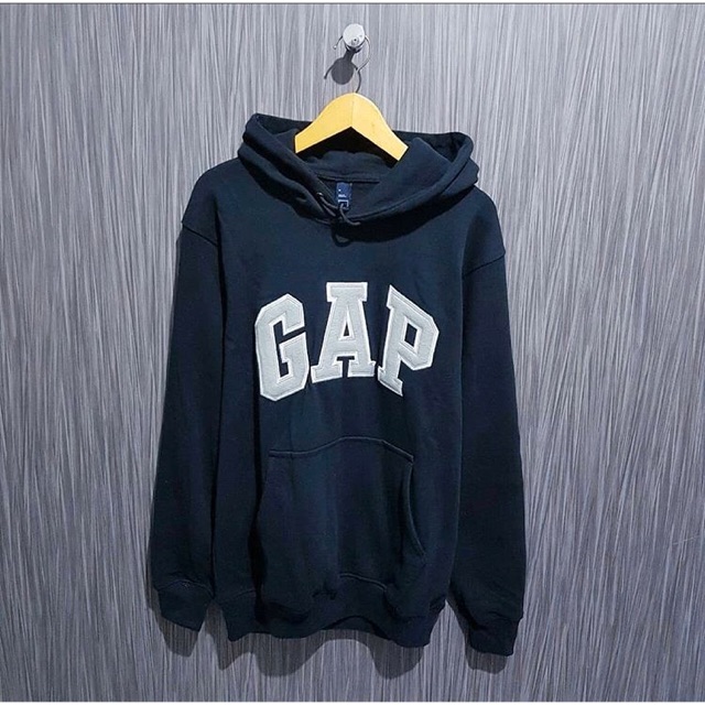 HOODIE GAP ARCH PULLOVER BLACK ORANG BLUE