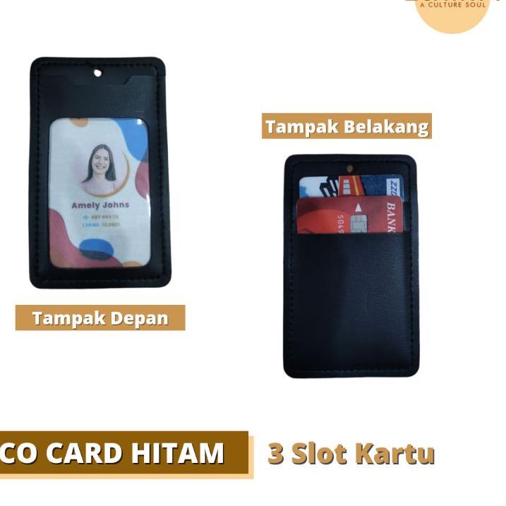 

Muraaaahh.. LANYARD TENUN / ID CARD HOLDER TALI - 3 SLOT KARTU