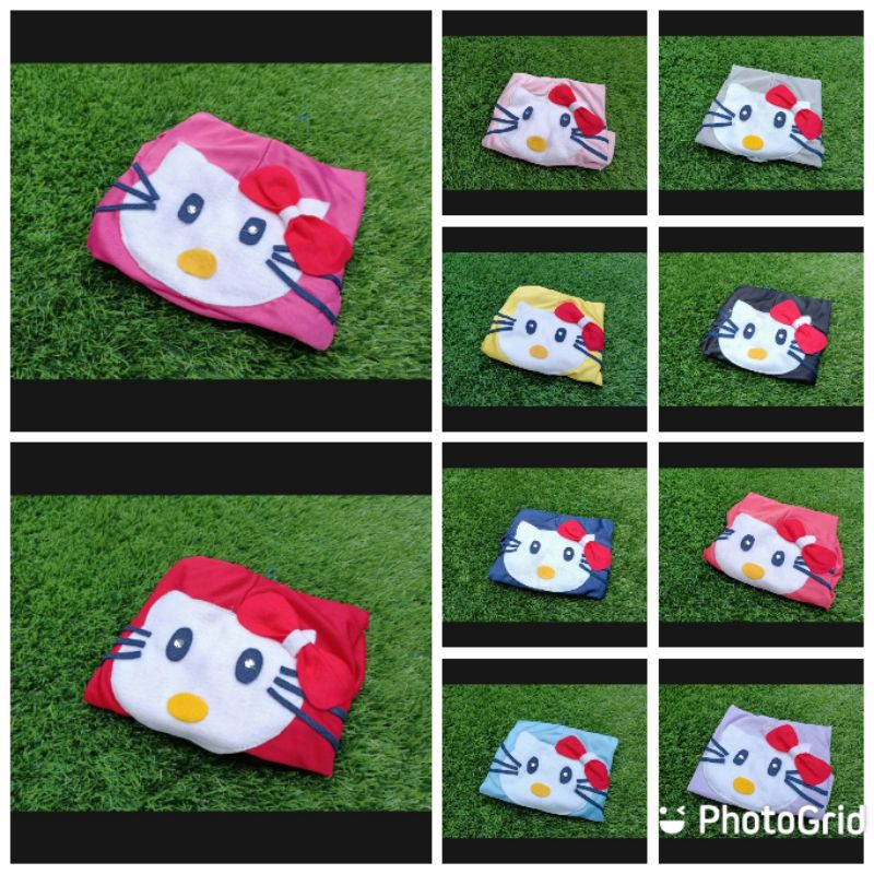 kerudung Sherly Motif Kucing anak instant Premium 3th - 6 tahun terbaru | jilbab lucu bayi Perempuan sekolah tk 4 - 5 thn | hijab Tanggung baby sd bahan jersey lembut adem