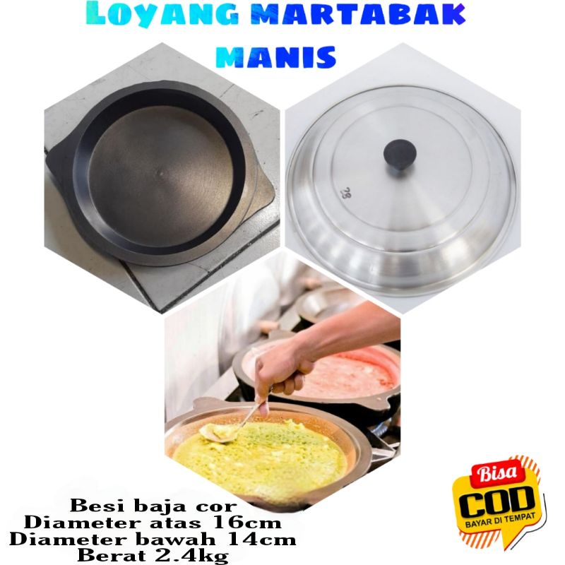 Loyang Martabak Manis Cetakan Martabak Manis Wajan Martabak Manis Loyang Martabak Bangka 16 Cm