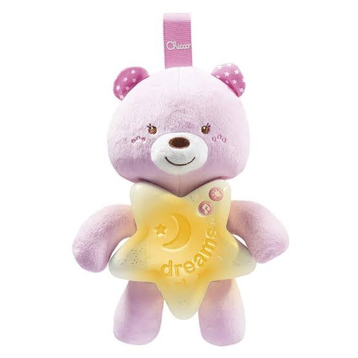 BW462 Chicco Toy First Dreams Goodnight Bear Pink