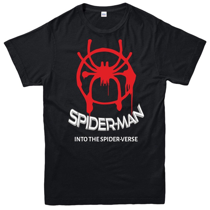 KAOS BAJU COMBED 30S SPIDERMAN INTO THE SPIDER VERSE CUTTING   SUPERHERO