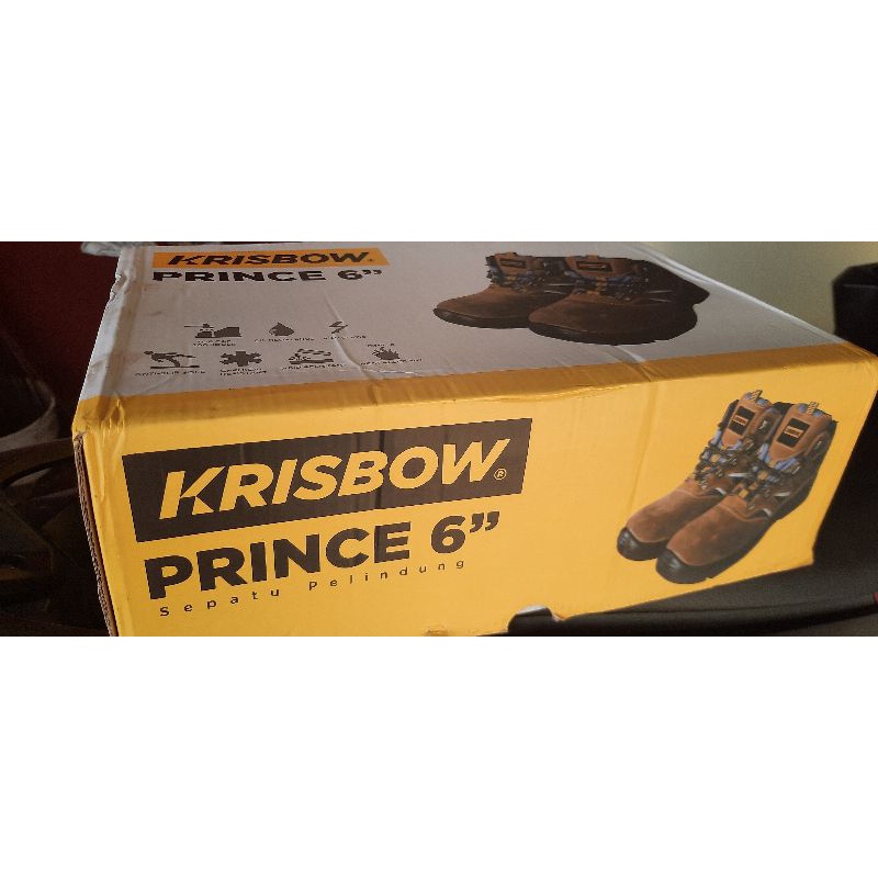 Sepatu Safety Krisbow Prince 6 inch/Prince 6"