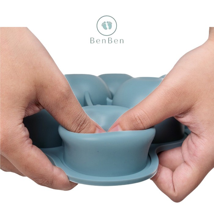 BENBEN SILICONE FOOD CONTAINER 9 HOLES