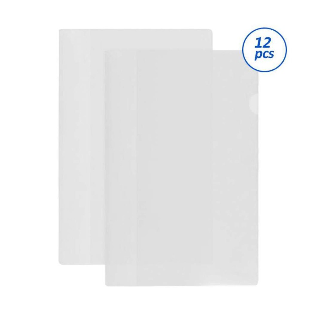 

Map L Transparan / Map Plastik / Document Sleeve ukuran Folio