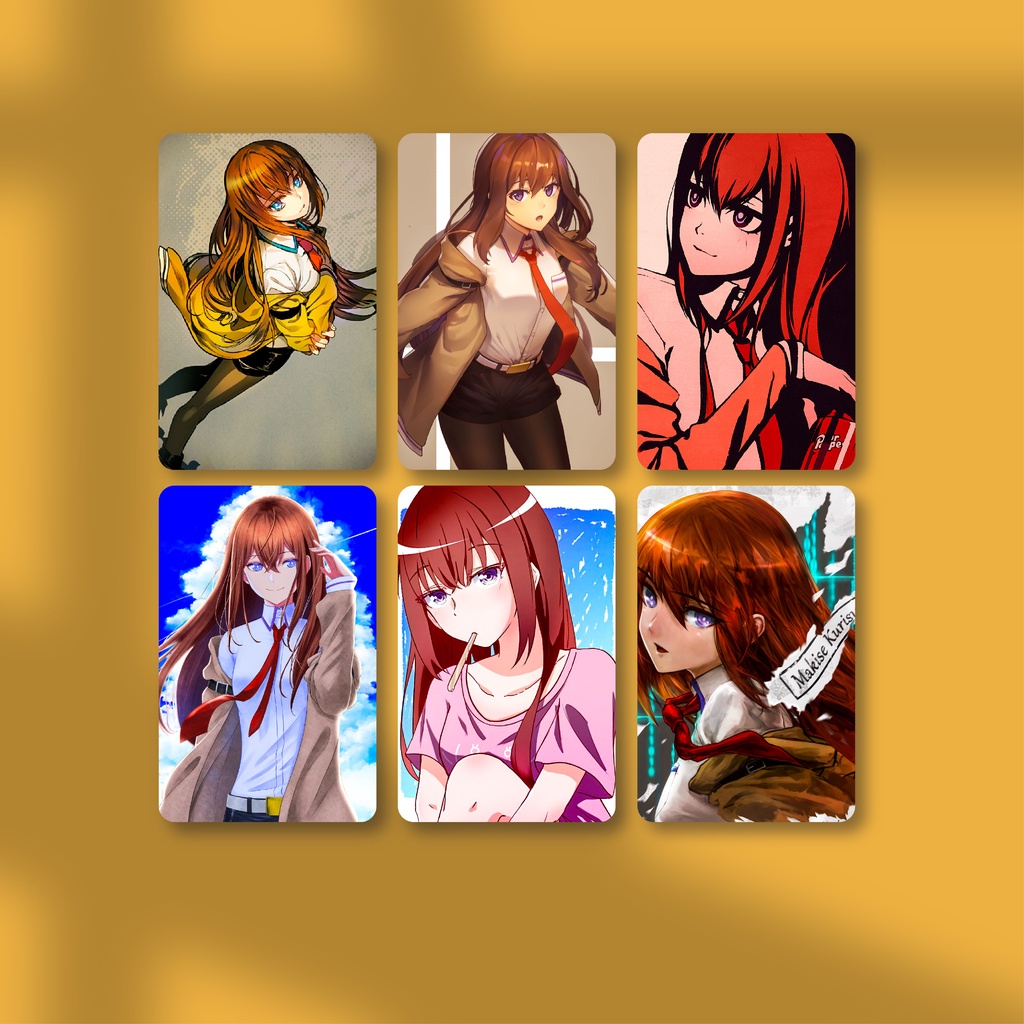 Photocard Makise Kurisu Steins;Gate | Photocard Anime Character