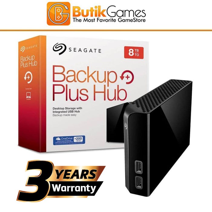 HDD Harddisk Seagate Backup Plus Desktop HUB 8TB 8 TB