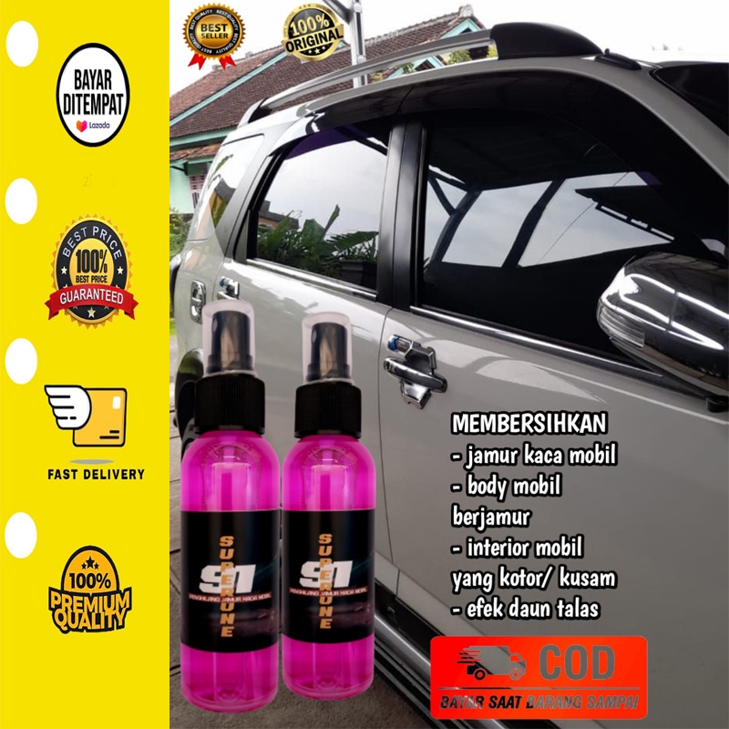 [BISA COD] Penghilang Jamur Kaca Mobil 100 ML Pembersi Jamur Body  Mobil  Penghilang Jamur Kaca Mobil Original