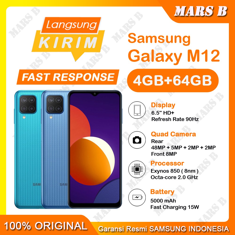 Samsung Galaxy M12 [ 4/64GB ] - Garansi Resmi-0