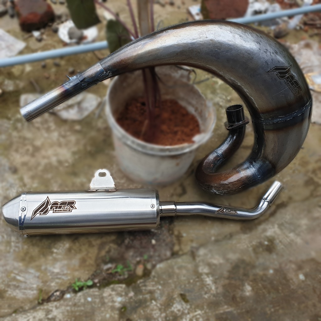Knalpot Fizr Udang Trail Plat KX Silincer Stainless