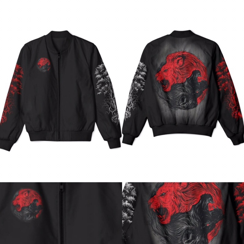 JAKET SUKAJAN RED LIONS MURAYAMA JAPAN FULLPRINT SUBLIMATION