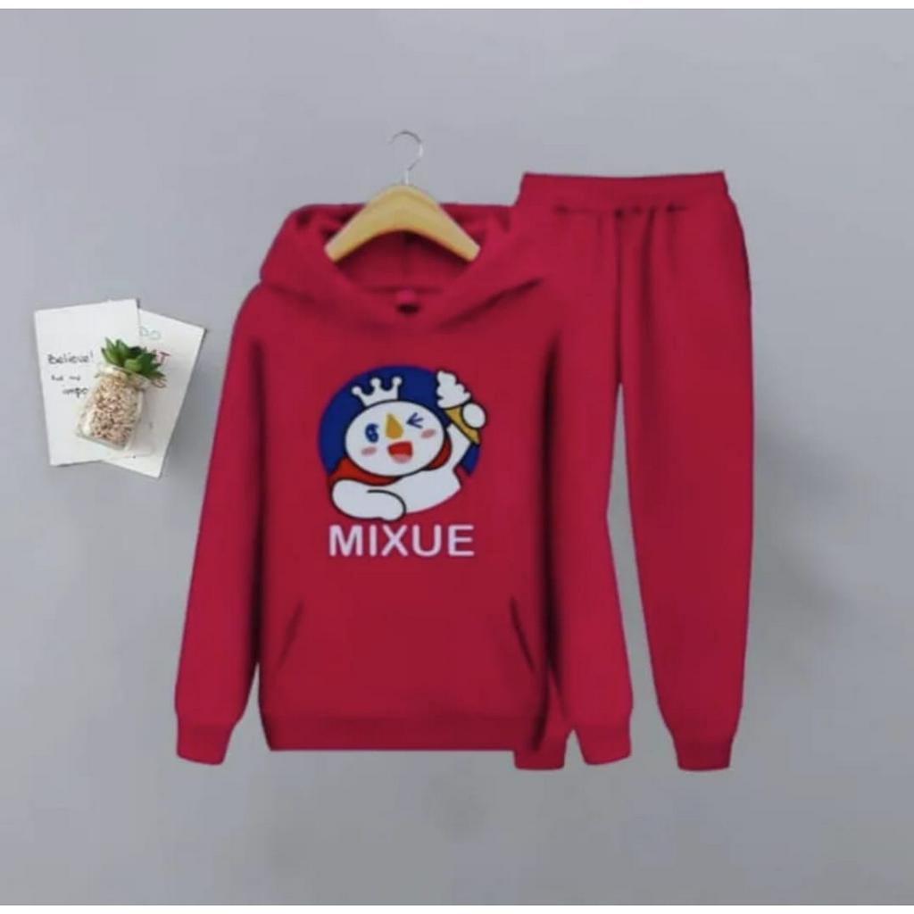 Setelan Baju Hoodie Anak Unisex Setelan Sweater Cardingan Anak Musim Dingin Terbaru 2023