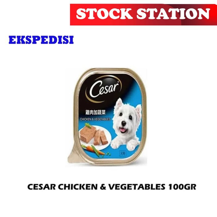 CESAR Chicken &amp; Veg 100gr (EKSPEDISI)