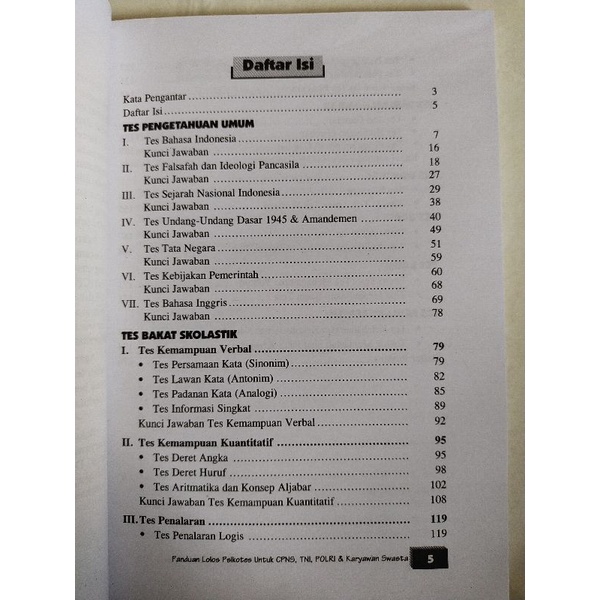Panduan Lolos Psikotes Dilengkapi Kunci Jawaban