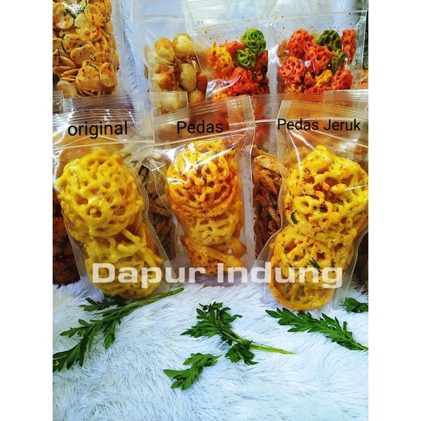 

Seblak kering kerupuk mie rasa original dan pedas isi 100g