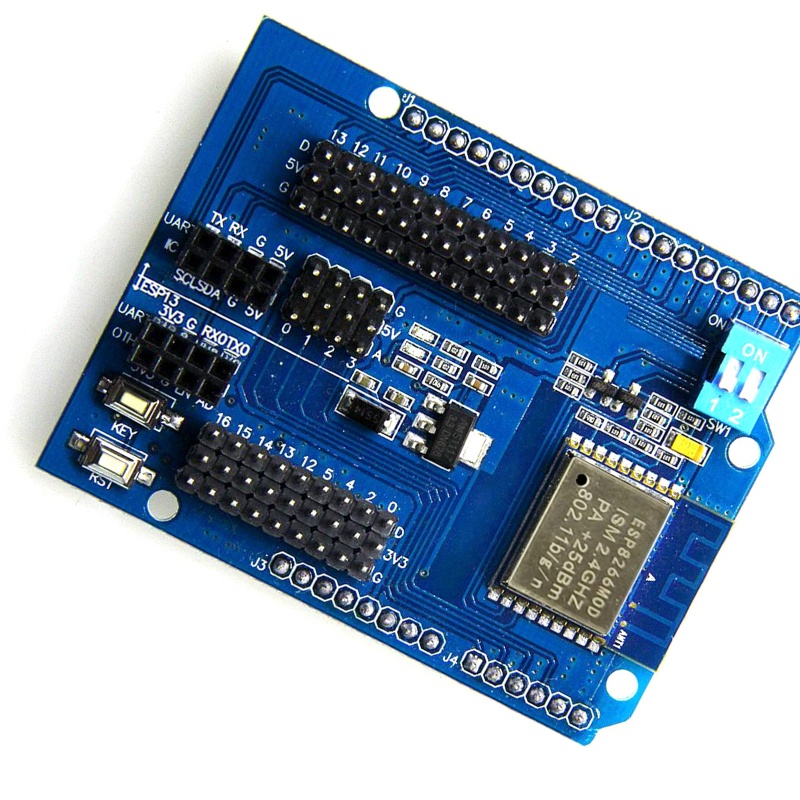 Btsg New Serial WiFi Shield Untuk Arduino- R3 2560dari ESP8266 WiFi Web Sever Shield ESP-13 IoT DIY Papan Pengembangan Kit