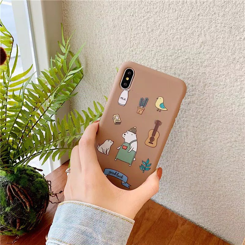 Ice Bear Softcase Printing oppo a71 f1s f1 plus f9 a83 f11 pro f7 f5 redmi 5a j6 plus m20 y91 y71 v9