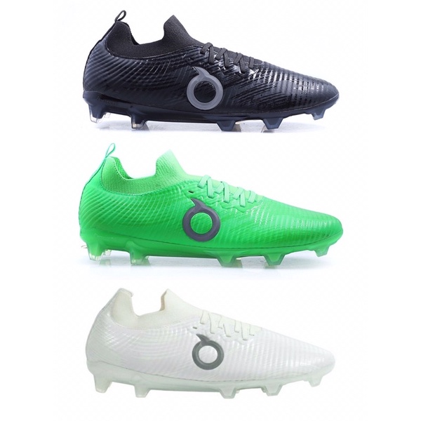 SEPATU SEPAK BOLA ORTUSEIGHT CATALYST QUIVER FG PHANTOM BLACK HARLEQUIN GREEN WHITE