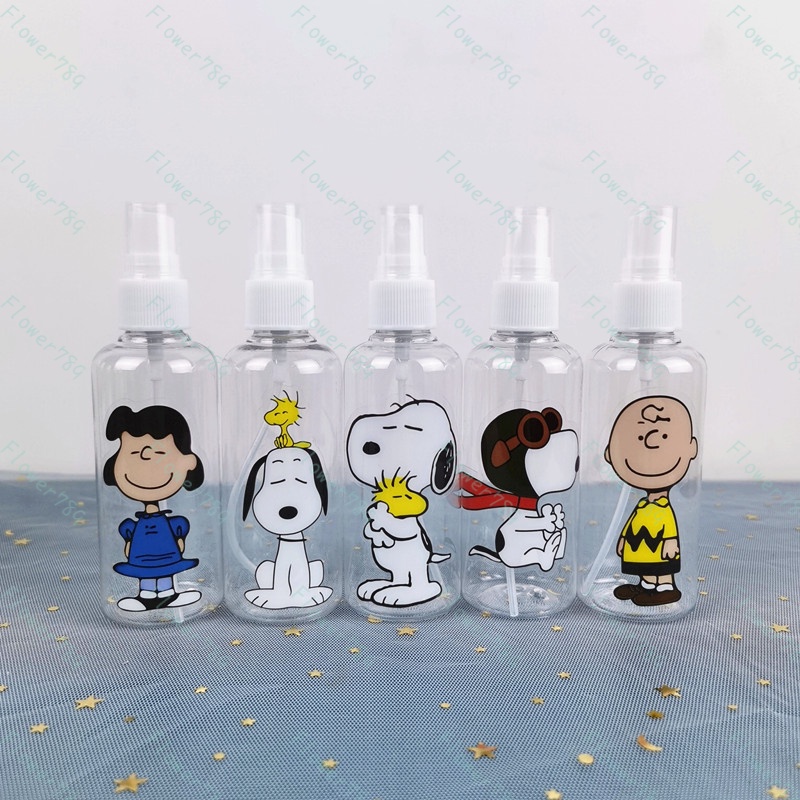 We Flower Portable Cartoon Snoopy Spray Bottle 100ML Travel Size Bottles Refillable Container